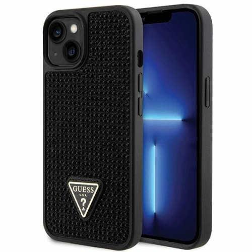 Kup Etui Guess GUHCP14SHDGTPK Apple iPhone 14 czarny/black hardcase Rhinestone Triangle - GUE2597 - {ean13} - Sklep Home Screen
