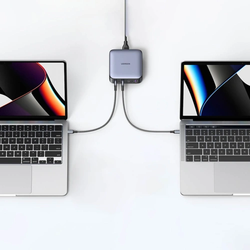 Kup UGREEN CD328 Nexode GaN 3xUSB-C/1xUSB-A 100W Netzladegerät grau - UGR1616 - {ean13} - Sklep Home Screen