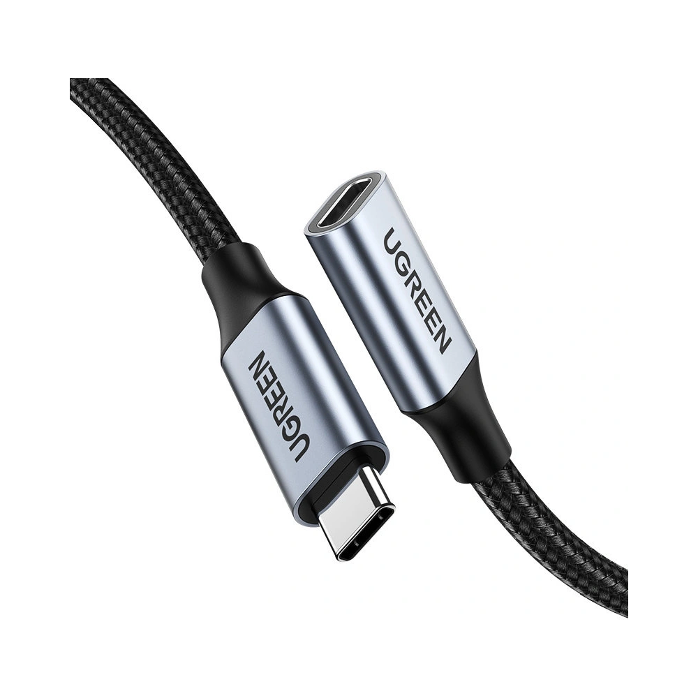 Kabel przedłużający UGREEN US372 USB-C 3.1 10Gb/s 1m szary