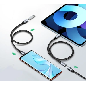Cablu prelungitor UGREEN US372 USB-C 3.1 10Gb/s 1m gri