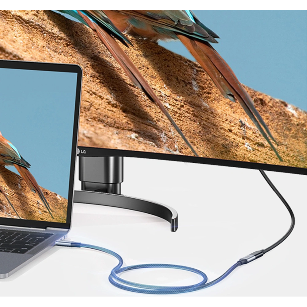 Kabel przedłużający UGREEN US372 USB-C 3.1 10Gb/s 1m szary