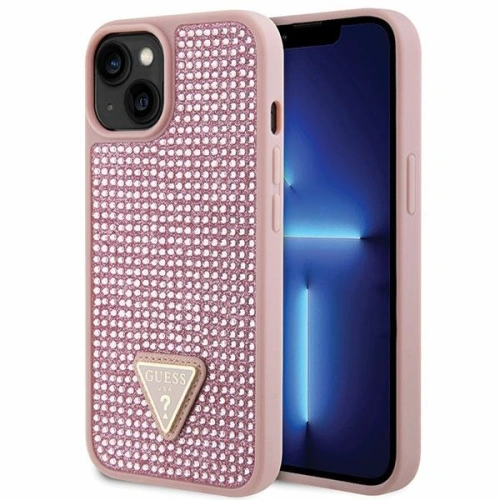 Kup Etui Guess GUHCP14SHDGTPP Apple iPhone 14 różowy/pink hardcase Rhinestone Triangle - GUE2598 - {ean13} - Sklep Home Screen