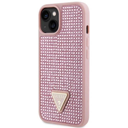 Kup Etui Guess GUHCP14SHDGTPP Apple iPhone 14 różowy/pink hardcase Rhinestone Triangle - GUE2598 - {ean13} - Sklep Home Screen