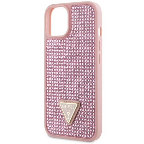 Kup Etui Guess GUHCP14SHDGTPP Apple iPhone 14 różowy/pink hardcase Rhinestone Triangle - GUE2598 - {ean13} - Sklep Home Screen