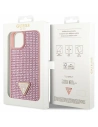 Buy Guess GUHCP14SHDGTPP Apple iPhone 14 pink hardcase Rhinestone Triangle - GUE2598 - {ean13} - Home Screen Store Europe