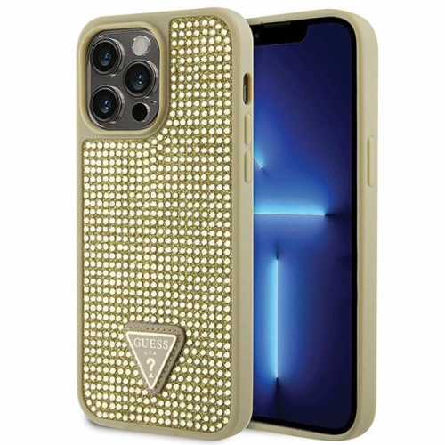 Kup Etui Guess GUHCP14XHDGTPD Apple iPhone 14 Pro Max zlatý/gold hardcase Rhinestone Triangle - GUE2599 - {ean13} - Sklep Home Screen