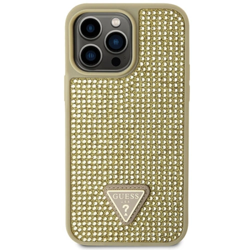 Kup Etui Guess GUHCP14XHDGTPD Apple iPhone 14 Pro Max zlatý/gold hardcase Rhinestone Triangle - GUE2599 - {ean13} - Sklep Home Screen