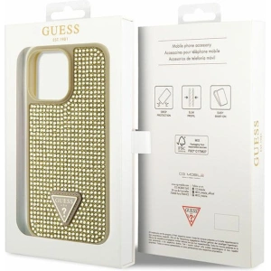Kup Etui Guess GUHCP14XHDGTPD Apple iPhone 14 Pro Max zlatý/gold hardcase Rhinestone Triangle - GUE2599 - {ean13} - Sklep Home Screen