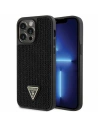 Etui Guess GUHCP14XHDGTPK Apple iPhone 14 Pro Max fekete/black hardcase Rhinestone Triangle