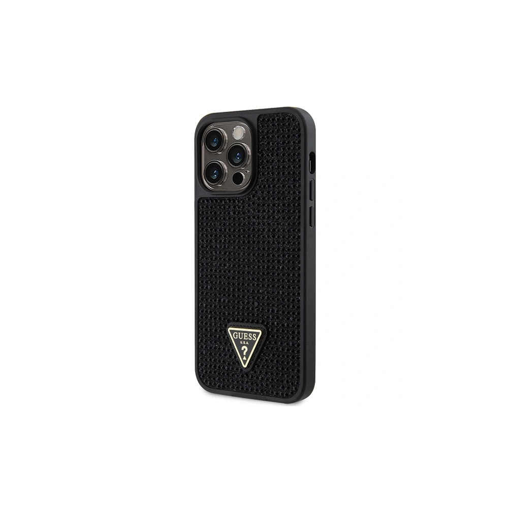 Etui Guess GUHCP14XHDGTPK Apple iPhone 14 Pro Max czarny/black hardcase Rhinestone Triangle