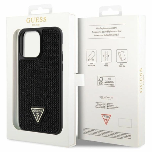 Kup Etui Guess GUHCP14XHDGTPK Apple iPhone 14 Pro Max czarny/black hardcase Rhinestone Triangle - GUE2600 - {ean13} - Sklep Home Screen