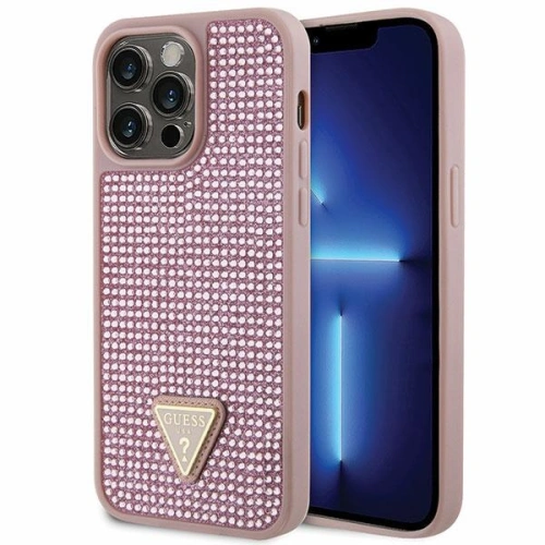 Kup Etui Guess GUHCP14XHDGTPP Apple iPhone 14 Pro Max różowy/pink hardcase Rhinestone Triangle - GUE2601 - {ean13} - Sklep Home Screen
