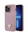 Etui Guess GUHCP14XHDGTPP Apple iPhone 14 Pro Max różowy/pink hardcase Rhinestone Triangle