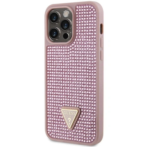 Kup Etui Guess GUHCP14XHDGTPP Apple iPhone 14 Pro Max różowy/pink hardcase Rhinestone Triangle - GUE2601 - {ean13} - Sklep Home Screen