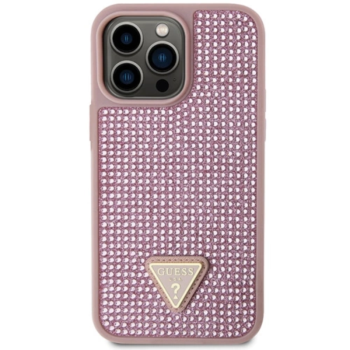 Kup Etui Guess GUHCP14XHDGTPP Apple iPhone 14 Pro Max różowy/pink hardcase Rhinestone Triangle - GUE2601 - {ean13} - Sklep Home Screen