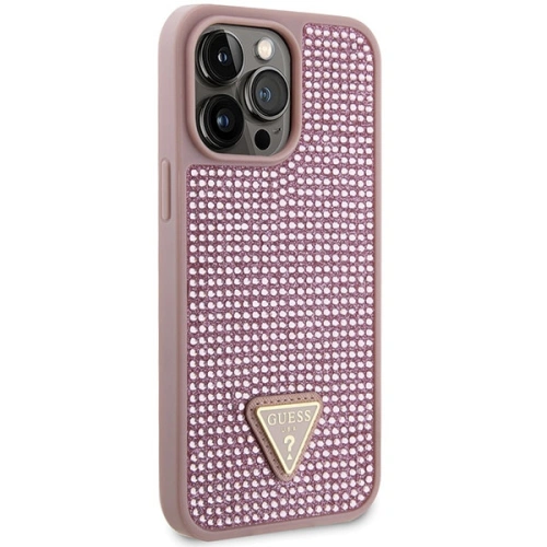 Kup Etui Guess GUHCP14XHDGTPP Apple iPhone 14 Pro Max różowy/pink hardcase Rhinestone Triangle - GUE2601 - {ean13} - Sklep Home Screen