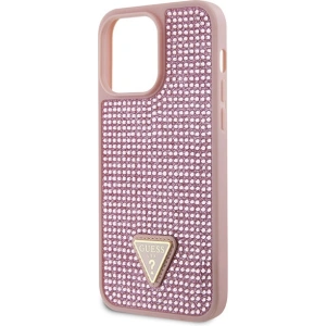Etui Guess GUHCP14XHDGTPP Apple iPhone 14 Pro Max roz/pink hardcase Rhinestone Triangle