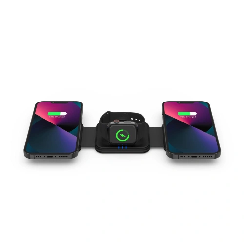 Kup Încărcător wireless Tech-Protect QI15W-A24 3in1 Încărcător wireless magnetic MagSafe negru - THP1986 - {ean13} - Sklep Home Screen