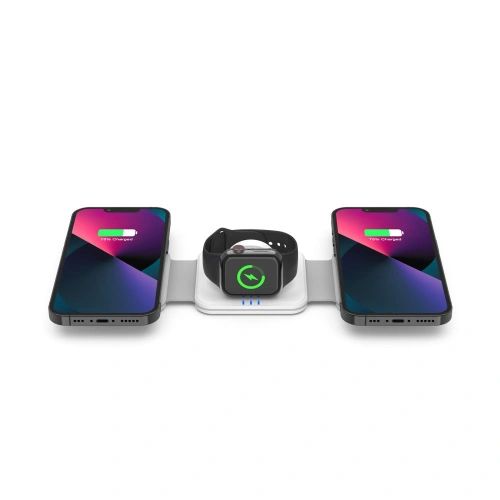 Kup Încărcător wireless Tech-Protect QI15W-A24 3in1 Încărcător wireless magnetic MagSafe Alb - THP1987 - {ean13} - Sklep Home Screen