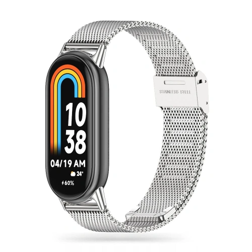 Buy Tech-Protect Milaneseband Xiaomi Mi Smart Band 8 / 8 NFC / 9 Silver - THP1993 - {ean13} - Home Screen Store Europe