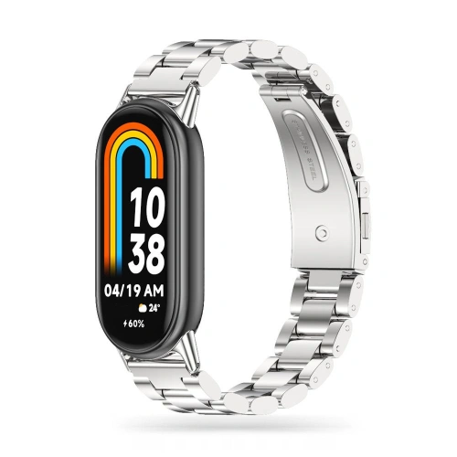 Kup Pasek Tech-Protect din oțel inoxidabil Xiaomi Mi Smart Band 8 / 8 NFC / 9 Argintiu - THP1994 - {ean13} - Sklep Home Screen