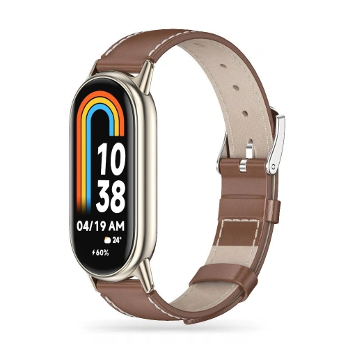Kup Tech-Protect Xiaomi Armband Leatherfit Mi Smart Band 8 / 8 NFC / 9 Braun - THP1995 - {ean13} - Sklep Home Screen