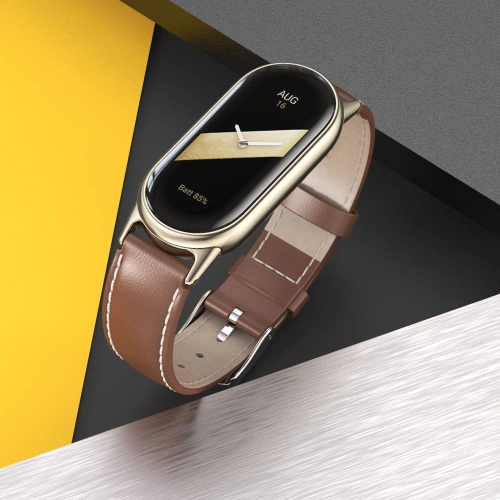 Kup Tech-Protect Xiaomi Armband Leatherfit Mi Smart Band 8 / 8 NFC / 9 Braun - THP1995 - {ean13} - Sklep Home Screen