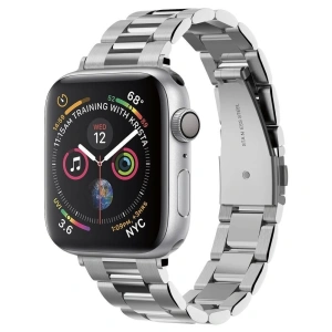 Buy Band Spigen Modern Fit Band Apple Watch 4/5/6/7/SE 40/41mm Silver - SPN945SLV - {ean13} - Home Screen Store Europe