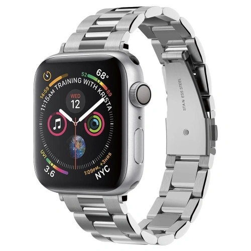Kup Pasek Spigen Modern Fit Band Apple Watch 4/5/6/7/SE 40/41mm Stříbrný - SPN945SLV - {ean13} - Sklep Home Screen