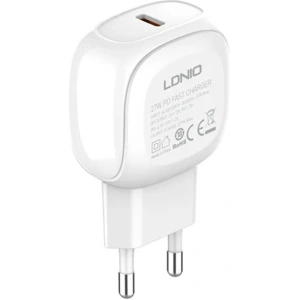 Kup Ładowarka sieciowa LDNIO A1206C, USB-C, 27W + kabel USB-C/Lightning (biała) - LDN453 - {ean13} - Sklep Home Screen
