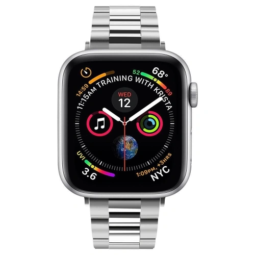 Kup Pasek Spigen Modern Fit Band Apple Watch 4/5/6/7/SE 40/41mm Stříbrný - SPN945SLV - {ean13} - Sklep Home Screen