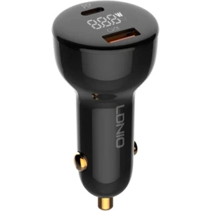 Kup Ładowarka samochodowa LDNIO C101, USB + USB-C, 100W + kabel USB-A/Lightning - LDN455 - {ean13} - Sklep Home Screen