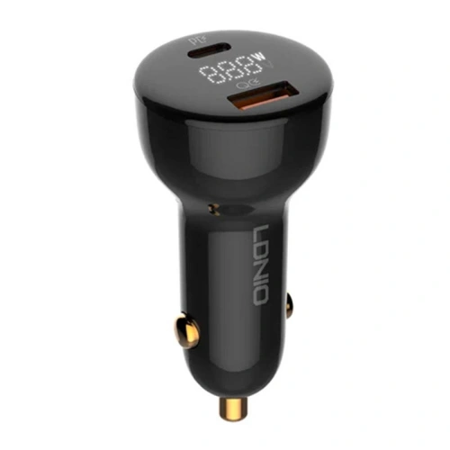 Kup Încărcător auto LDNIO C101, USB + USB-C, 100W + cablu USB-A/Lightning - LDN455 - {ean13} - Sklep Home Screen
