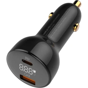 Kup Ładowarka samochodowa LDNIO C101, USB + USB-C, 100W + kabel USB-A/Lightning - LDN455 - {ean13} - Sklep Home Screen