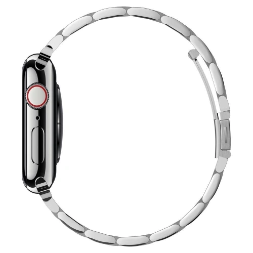 Kup Pasek Spigen Modern Fit Band Apple Watch 4/5/6/7/SE 40/41mm Stříbrný - SPN945SLV - {ean13} - Sklep Home Screen