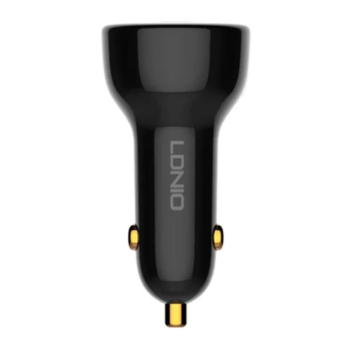 Kup LDNIO Autoladegerät C101, USB + USB-C, 100W + USB-C/USB-C Kabel (schwarz) - LDN457 - {ean13} - Sklep Home Screen