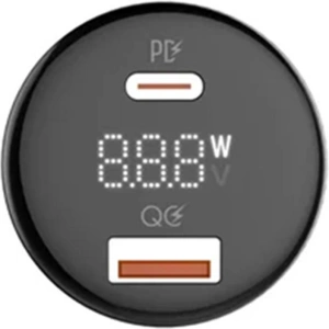 Kup Ładowarka samochodowa LDNIO C101, USB + USB-C, 100W + kabel USB-C/USB-C (czarna) - LDN457 - {ean13} - Sklep Home Screen