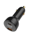 Kup LDNIO Autoladegerät C101, USB + USB-C, 100W + USB-C/USB-C Kabel (schwarz) - LDN457 - {ean13} - Sklep Home Screen