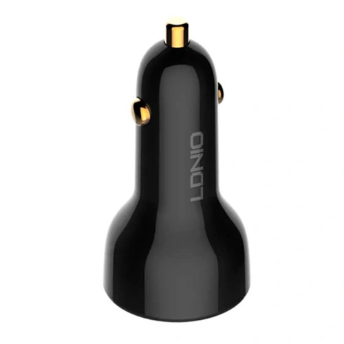 Kup LDNIO Autoladegerät C101, USB + USB-C, 100W + USB-C/USB-C Kabel (schwarz) - LDN457 - {ean13} - Sklep Home Screen