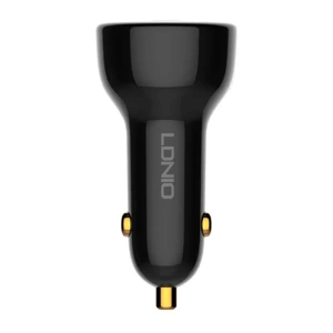 Buy LDNIO C101 Car Charger, USB-A + USB-C, 100W + USB-C/Lightning Cable (black) - LDN458 - {ean13} - Home Screen Store Europe