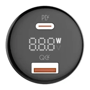 Kup Ładowarka samochodowa LDNIO C101, USB + USB-C, 100W + kabel USB-C/Lightning (czarna) - LDN458 - {ean13} - Sklep Home Screen