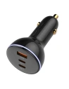 Kup Încărcător auto LDNIO C102, USB + 2x USB-C, 160W + cablu USB-A/Lightning (negru) - LDN460 - {ean13} - Sklep Home Screen