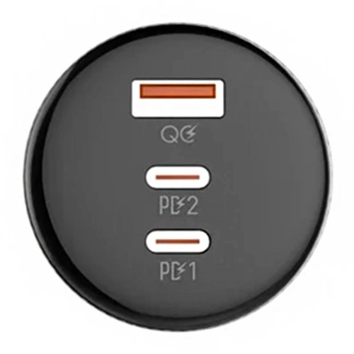 Kup Încărcător auto LDNIO C102, USB + 2x USB-C, 160W + cablu USB-A/Lightning (negru) - LDN460 - {ean13} - Sklep Home Screen