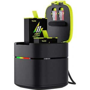 Buy TELESIN Dual Charger Box + 2 batteries GoPro Hero 11/10/9 Fast Charge - TLS118 - {ean13} - Home Screen Store Europe