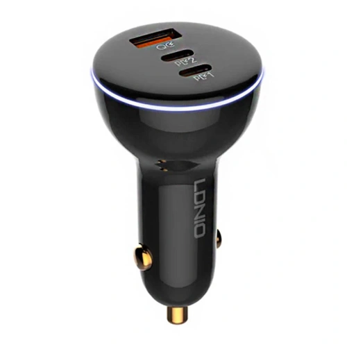 Kup Încărcător auto LDNIO C102, USB + 2x USB-C, 160W + cablu USB-C/USB-C (negru) - LDN462 - {ean13} - Sklep Home Screen