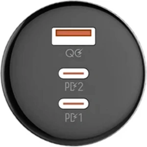 Kup Ładowarka samochodowa LDNIO C102, USB + 2x USB-C, 160W + kabel USB-C/USB-C (czarna) - LDN462 - {ean13} - Sklep Home Screen