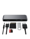 Kup Satechi Hub USB-C (USB-C 60W, 4K HDMI, USB-A, micro/SD-Kartenleser, Klinkenanschluss) (spacegrau) - STH47 - {ean13} - Sklep Home Screen