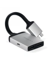 Satechi Adapter Dual Aluminium Adapter 2xUSB-C, 2x 4K HDMI (silber)