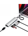 Buy Satechi Aluminium Adapter Slim USB-C (USB-C, 2x USB-A, 4K HDMI, card reader) (silver) - STH49 - {ean13} - Home Screen Store Europe