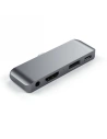 Kup Satechi Hub Aluminium Mobile Pro Hub USB-C (USB-C 60W, 4K HDMI, USB-A 3.0, Klinkenanschluss) (spacegrau) - STH55 - {ean13} - Sklep Home Screen